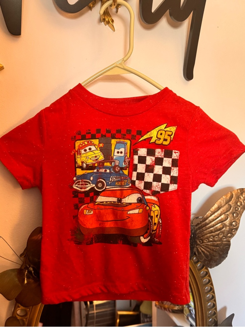 Disney Pixar Cars 2T Red T-shirt